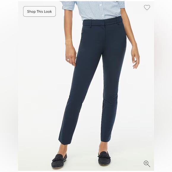J.Crew Petite slim-fit full-length trouser pant - Picture 1 of 4
